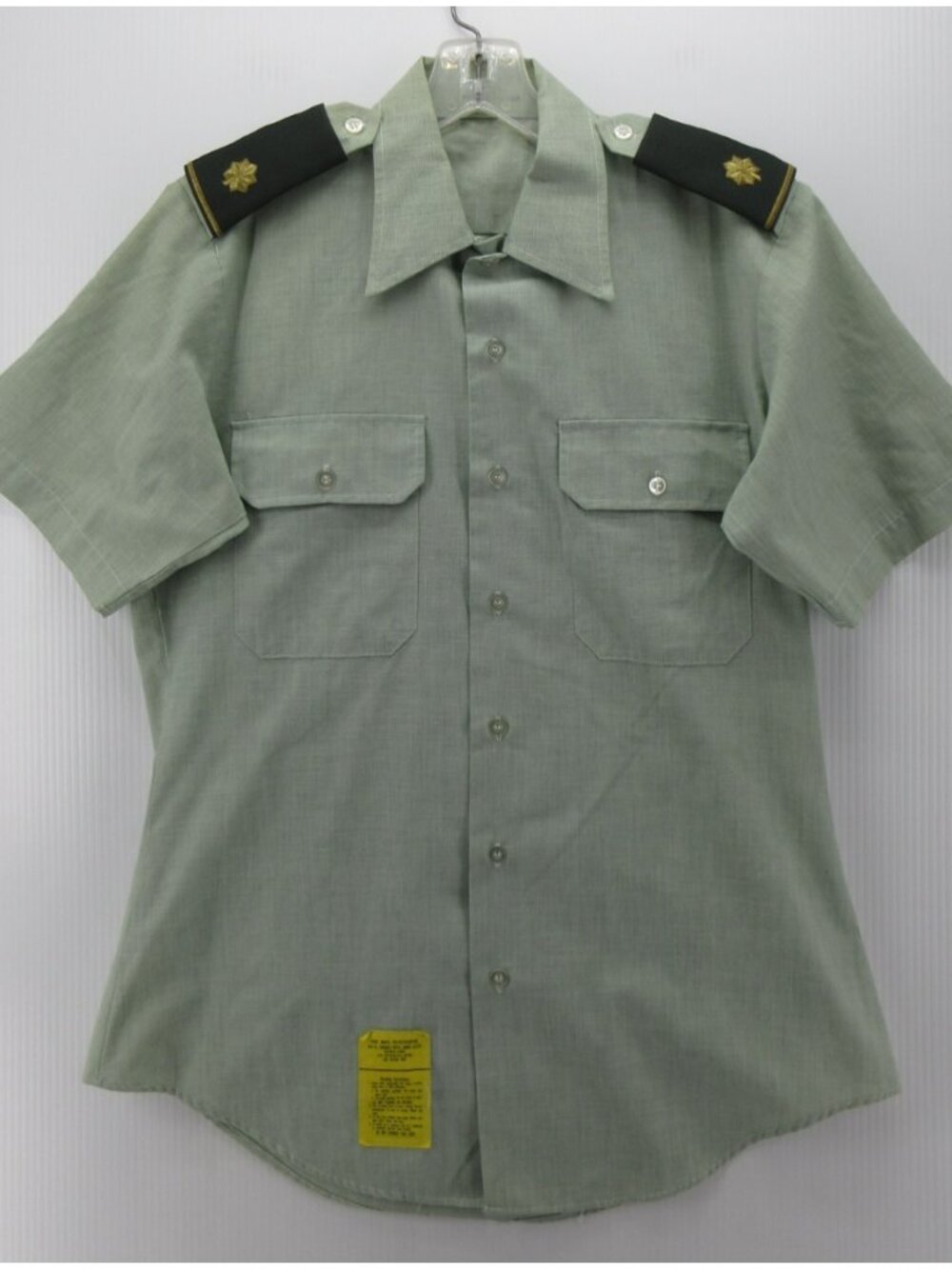 VINTAGE US Army Shirt 15 1/2 AG-415 Uniform Military 80s Workwear